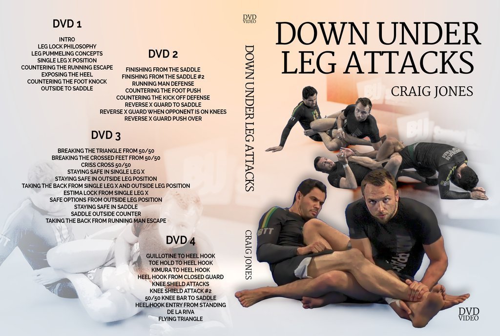 ファッション クレイグ・ジョーンズ 19 DOWN 柔術 ATTACKS LEG UNDR 